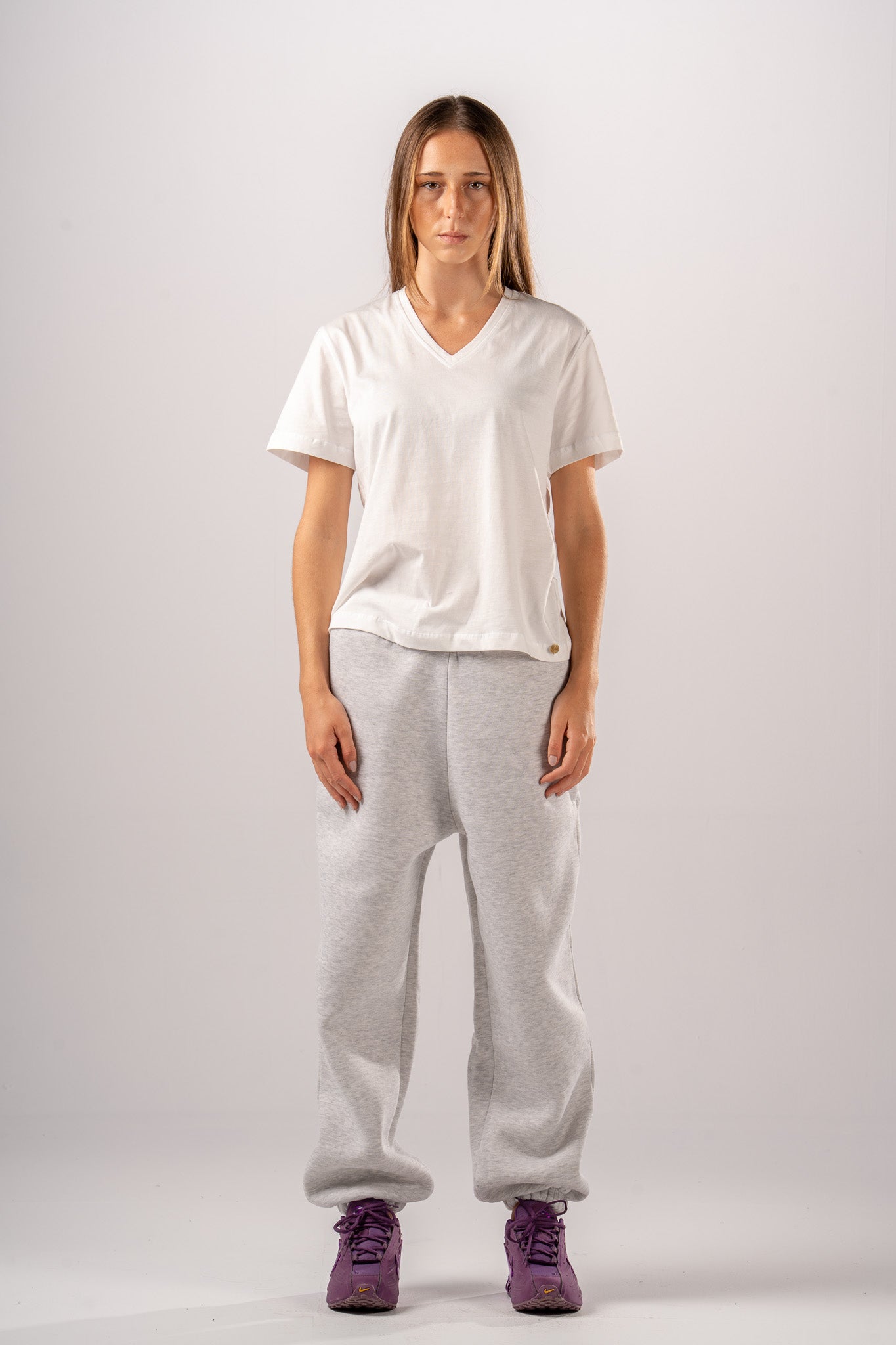 Grey Basic Jogger Trousers