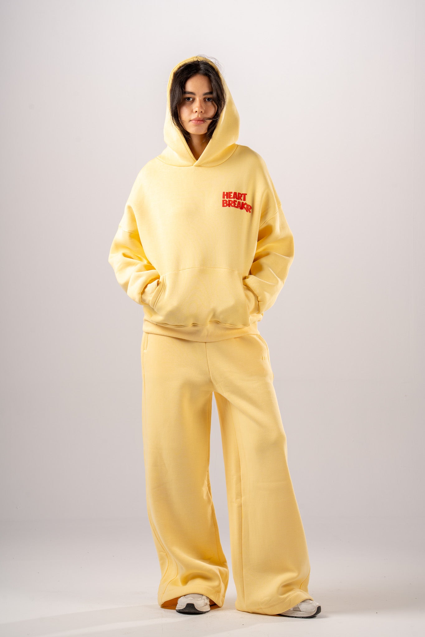 Yellow Wide Leg Trousers