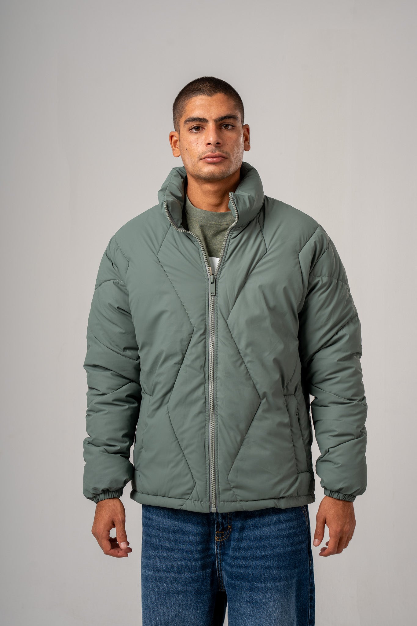 Sage Basic Puffer Jacket