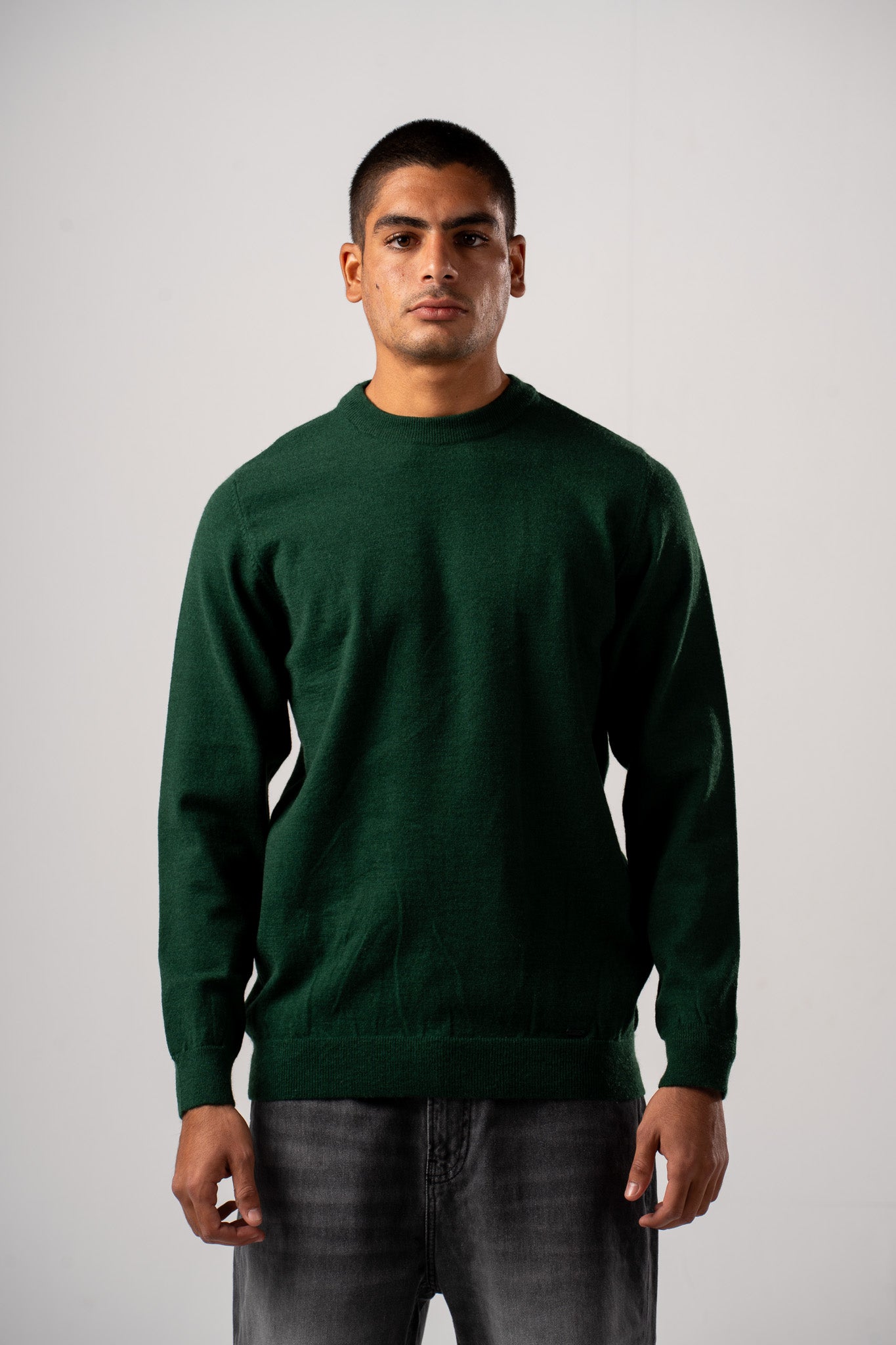 Green Crewneck Pullover