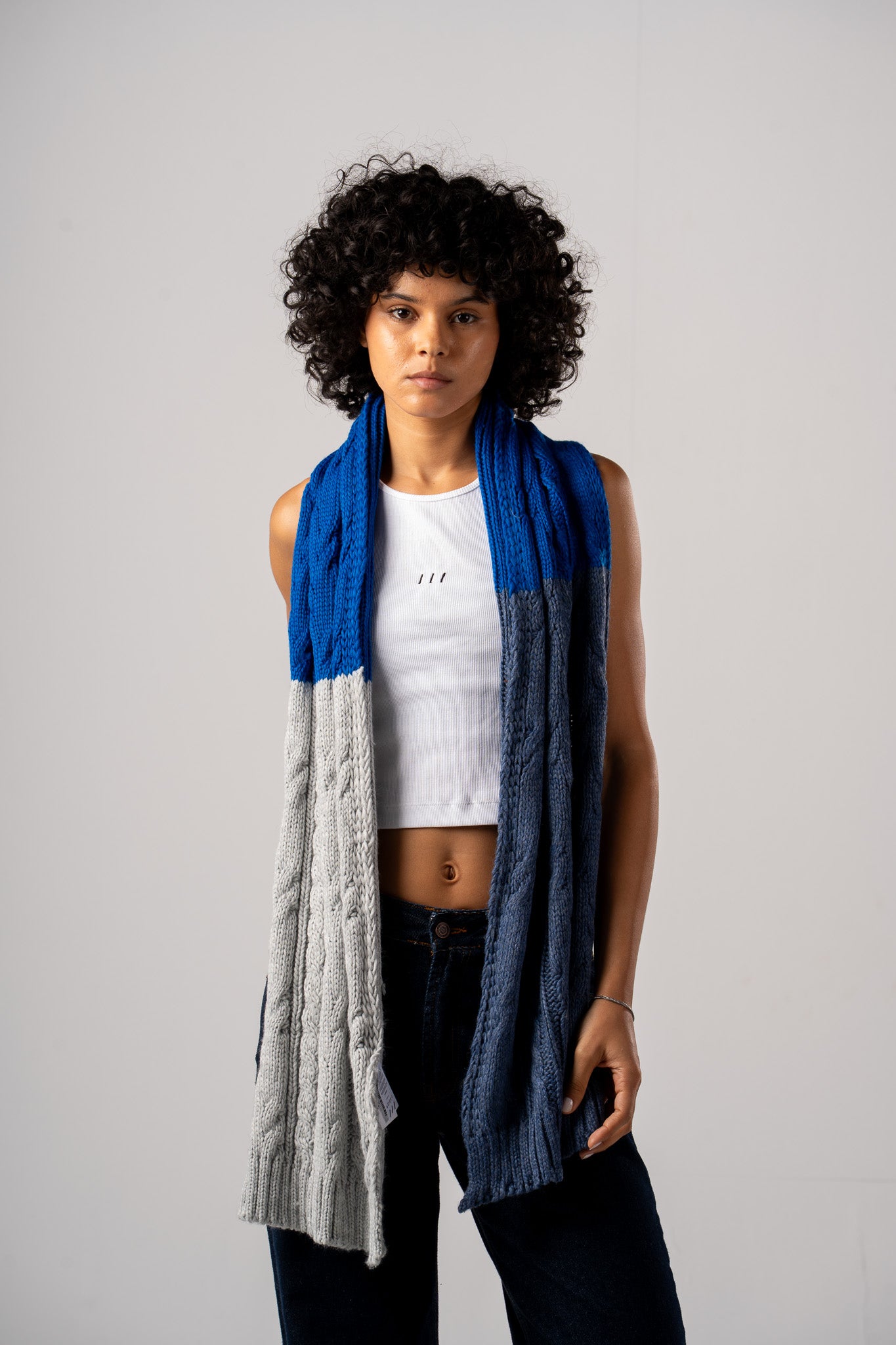 Navy Scarf