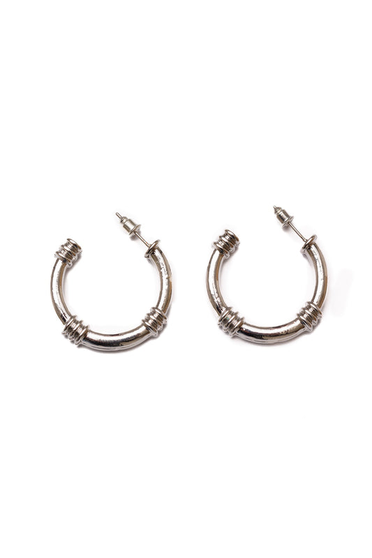 Silver hoop Earrings