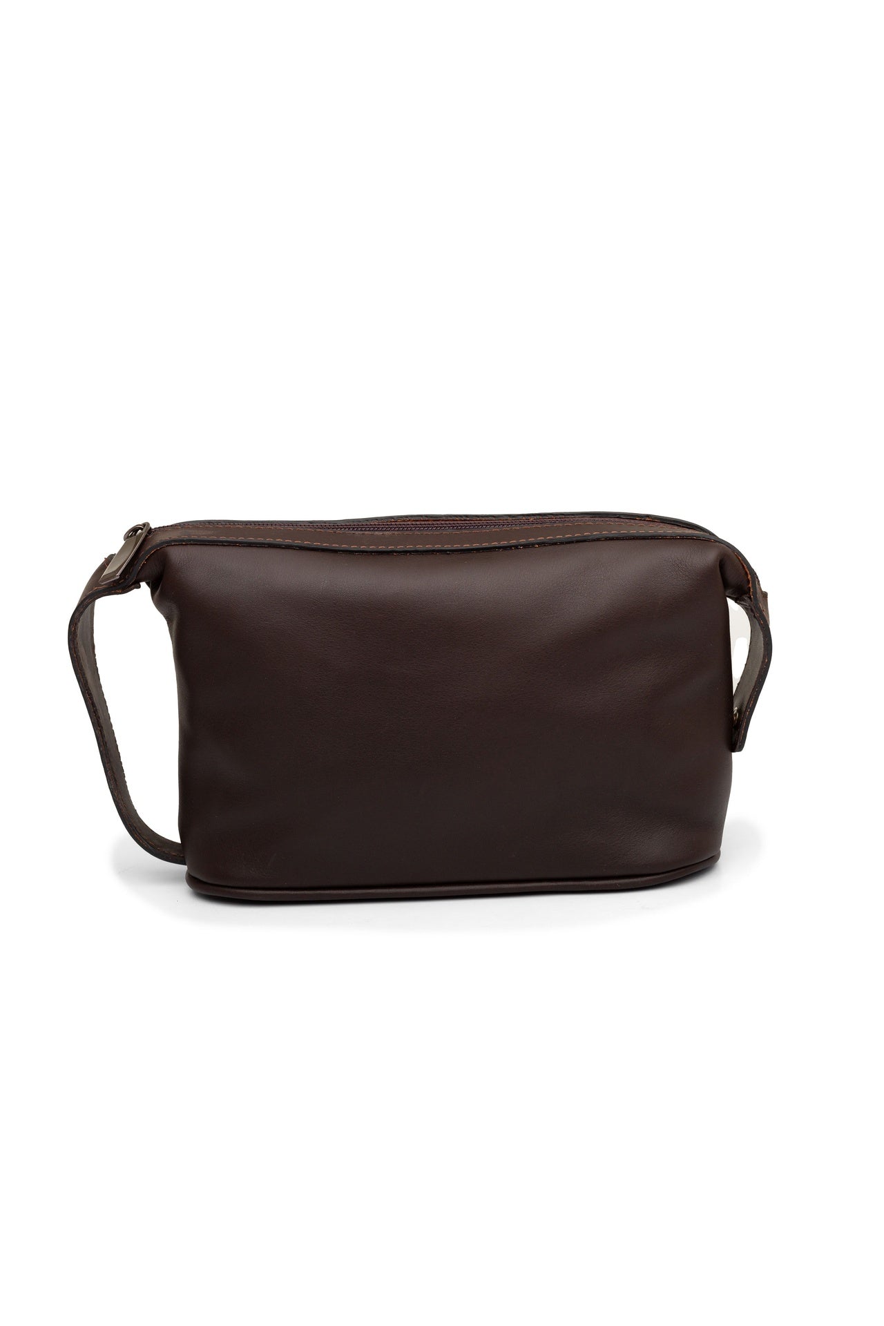 Leather toiletry bag