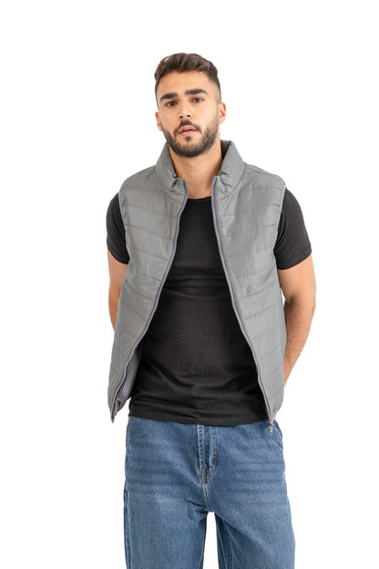 Waterproof vest with 2 hidden pockets