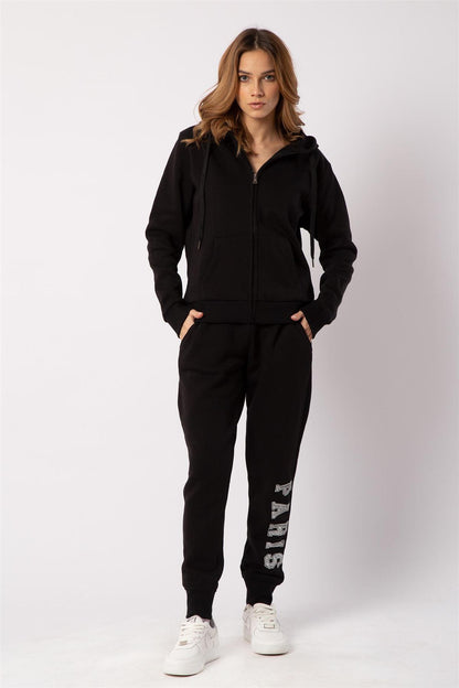 Hoodie with full zipper