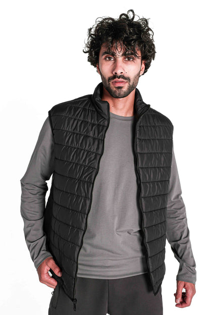 Waterproof vest with 2 hidden pockets