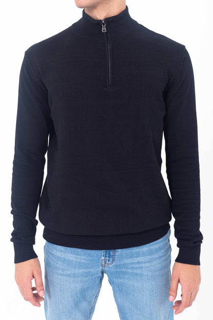 Men thin sweater with zipper basic