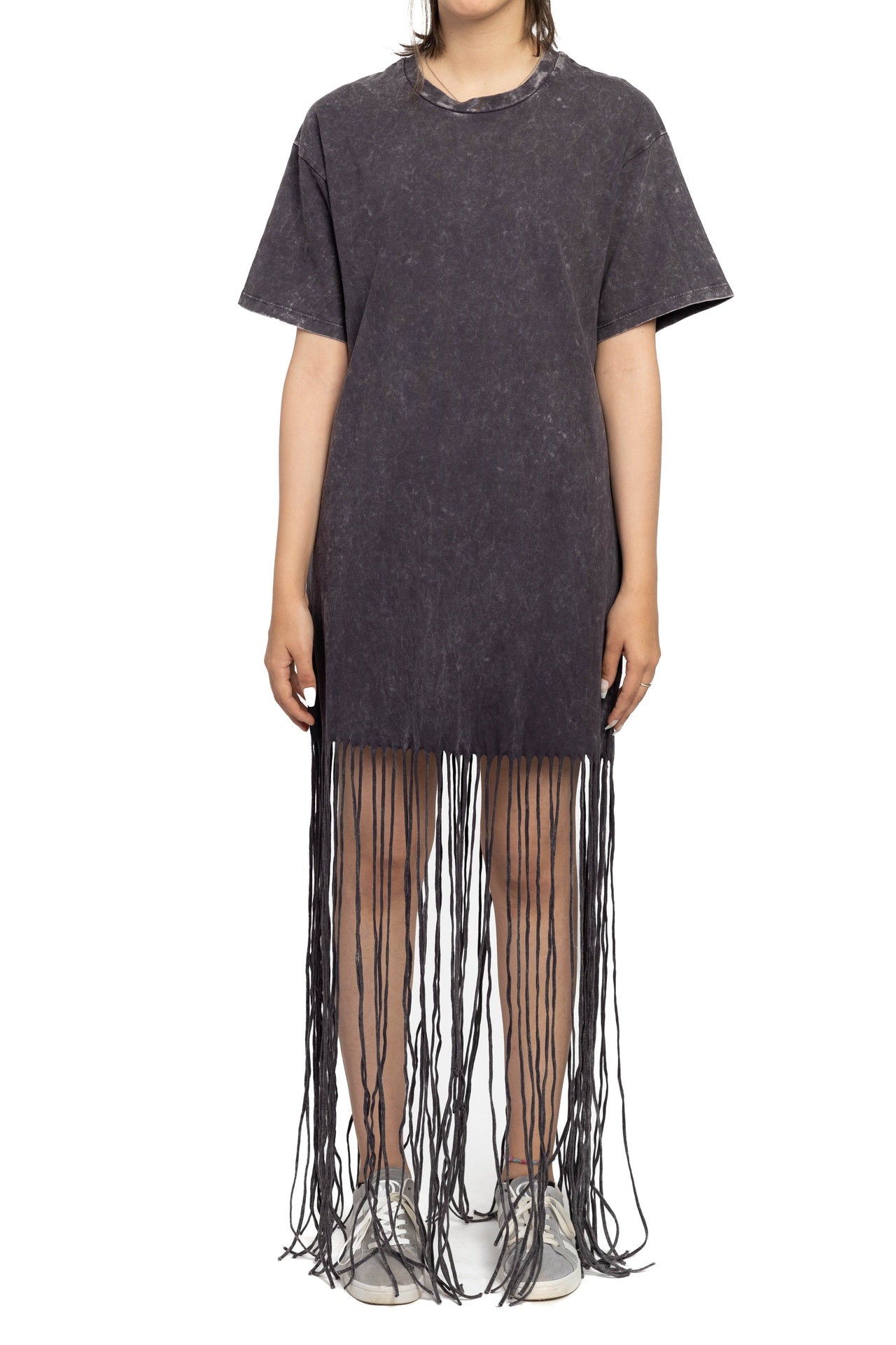 T-shirt with fringe