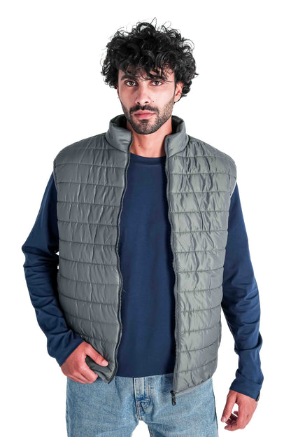 Waterproof vest with 2 hidden pockets