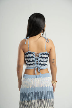 Knitted Striped Top
