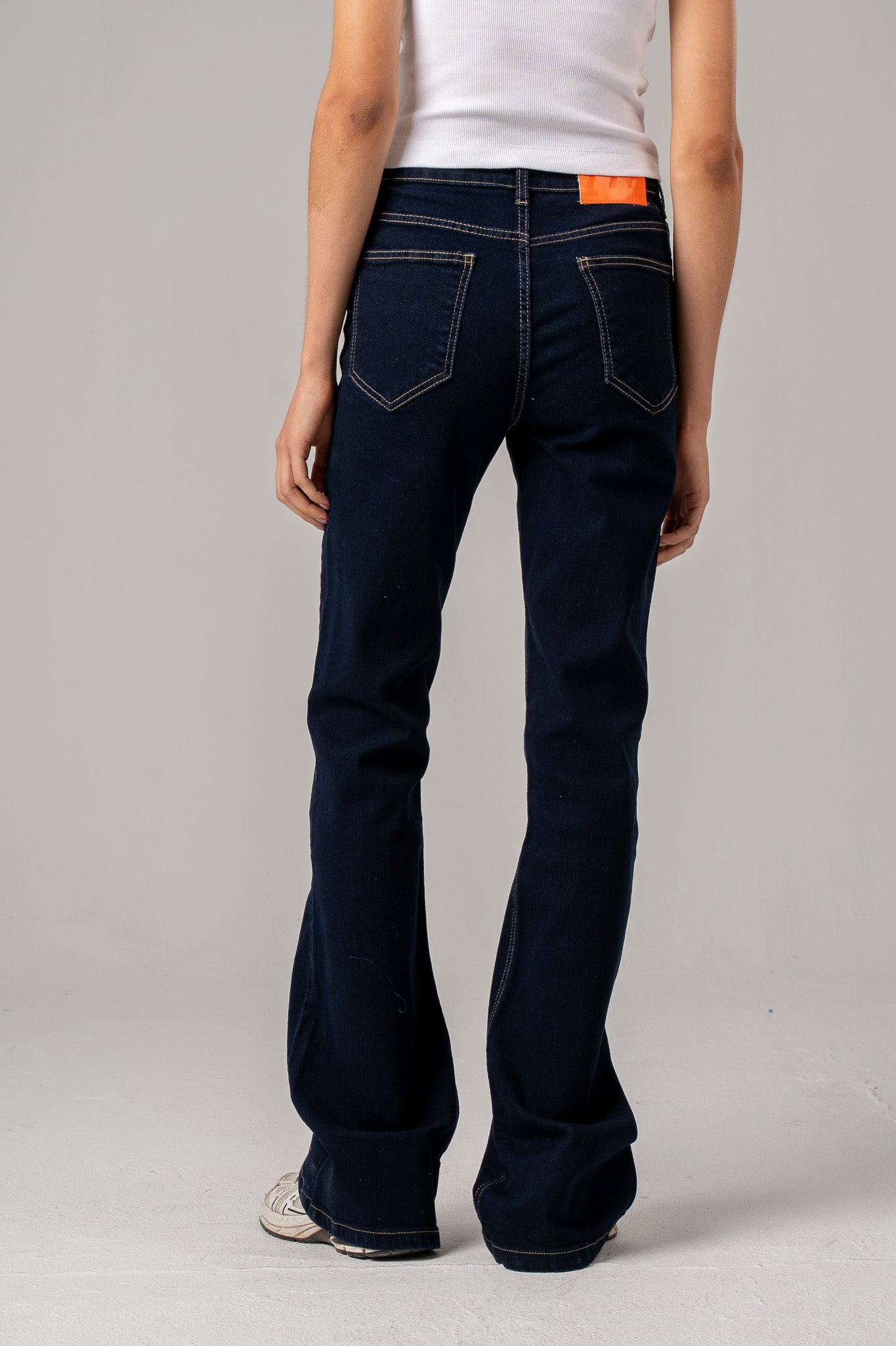 Rinse Wash Flared Jeans