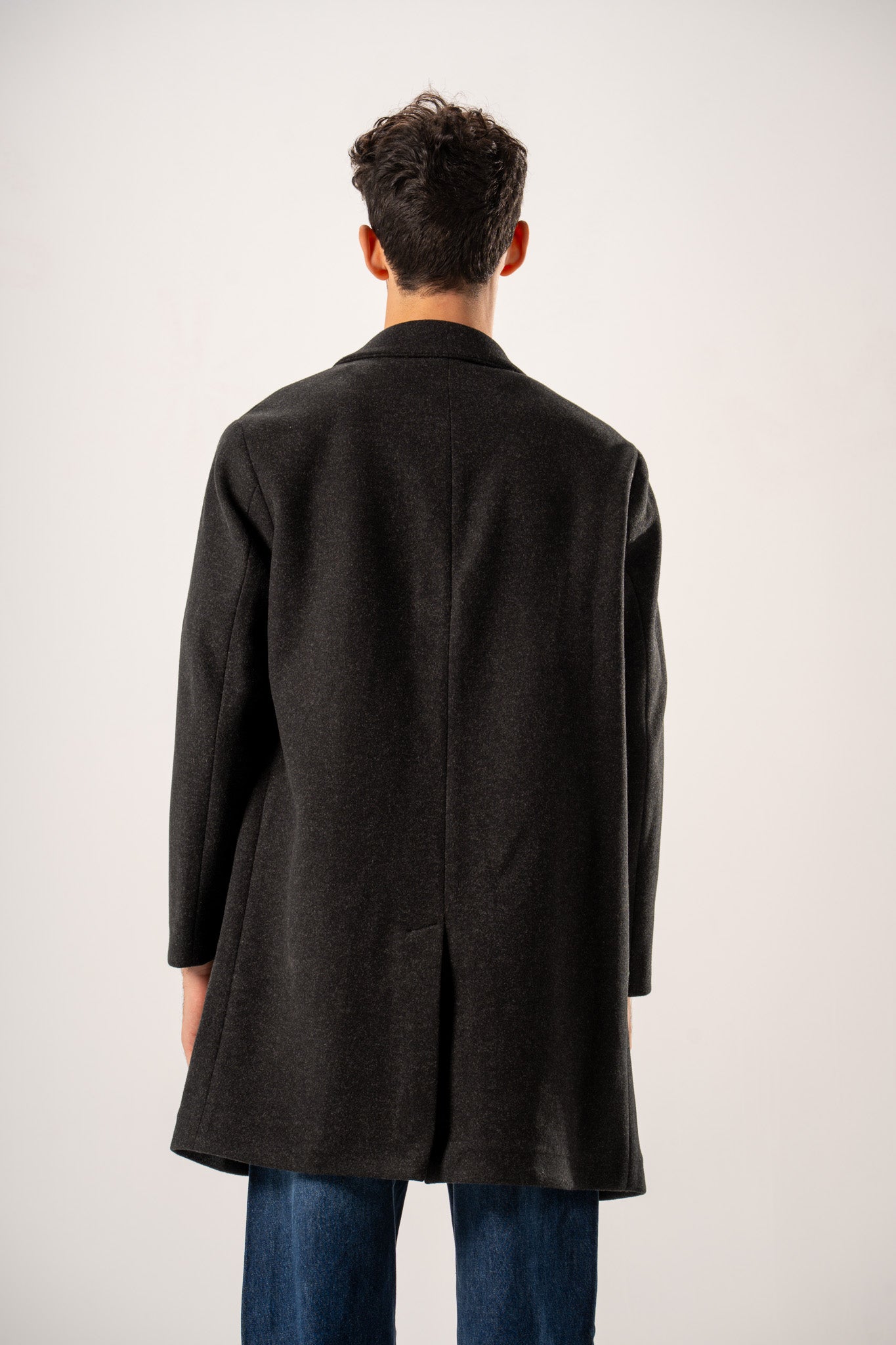 Basic Wool Blend Coat