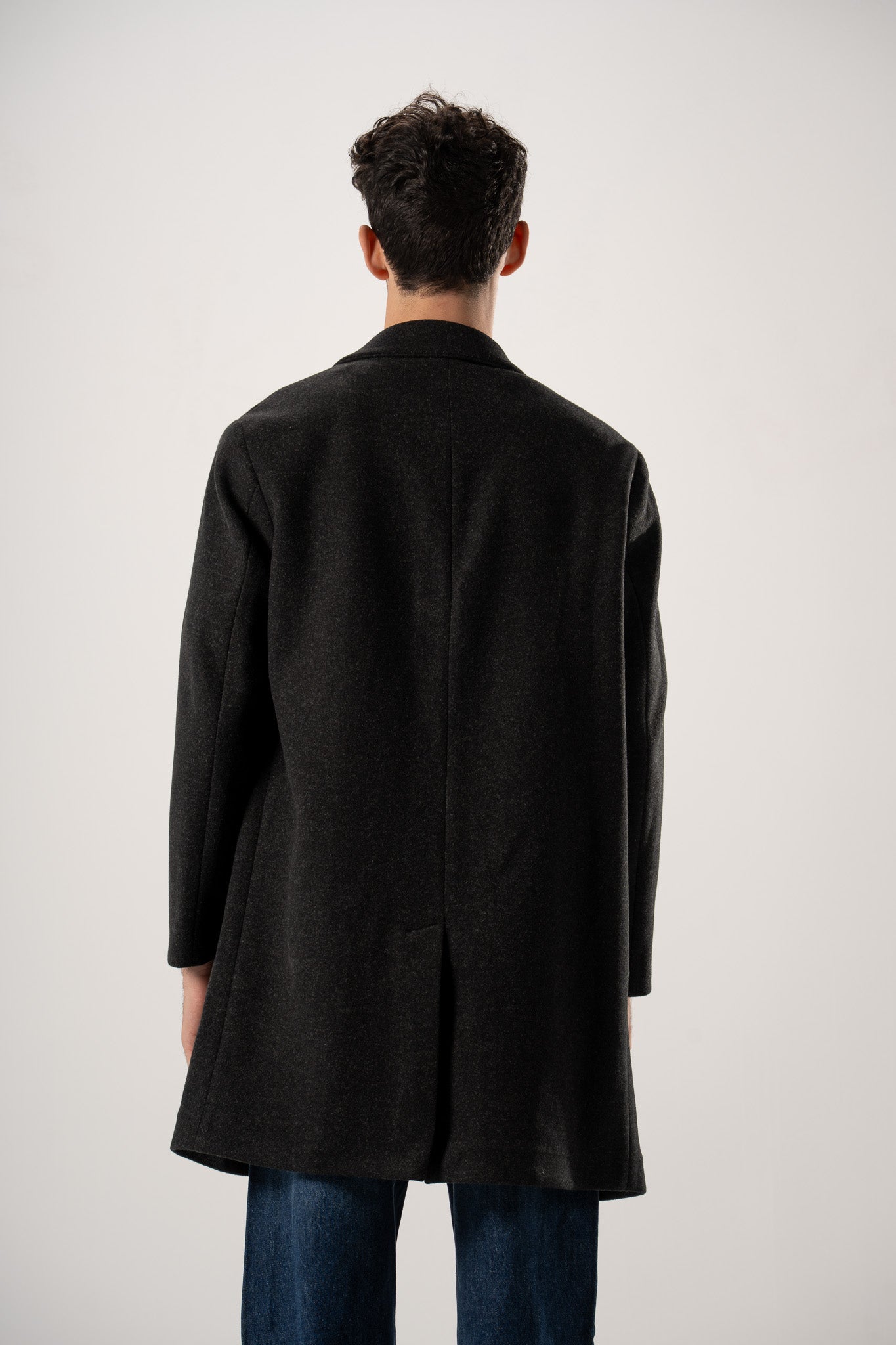 Basic Wool Blend Coat