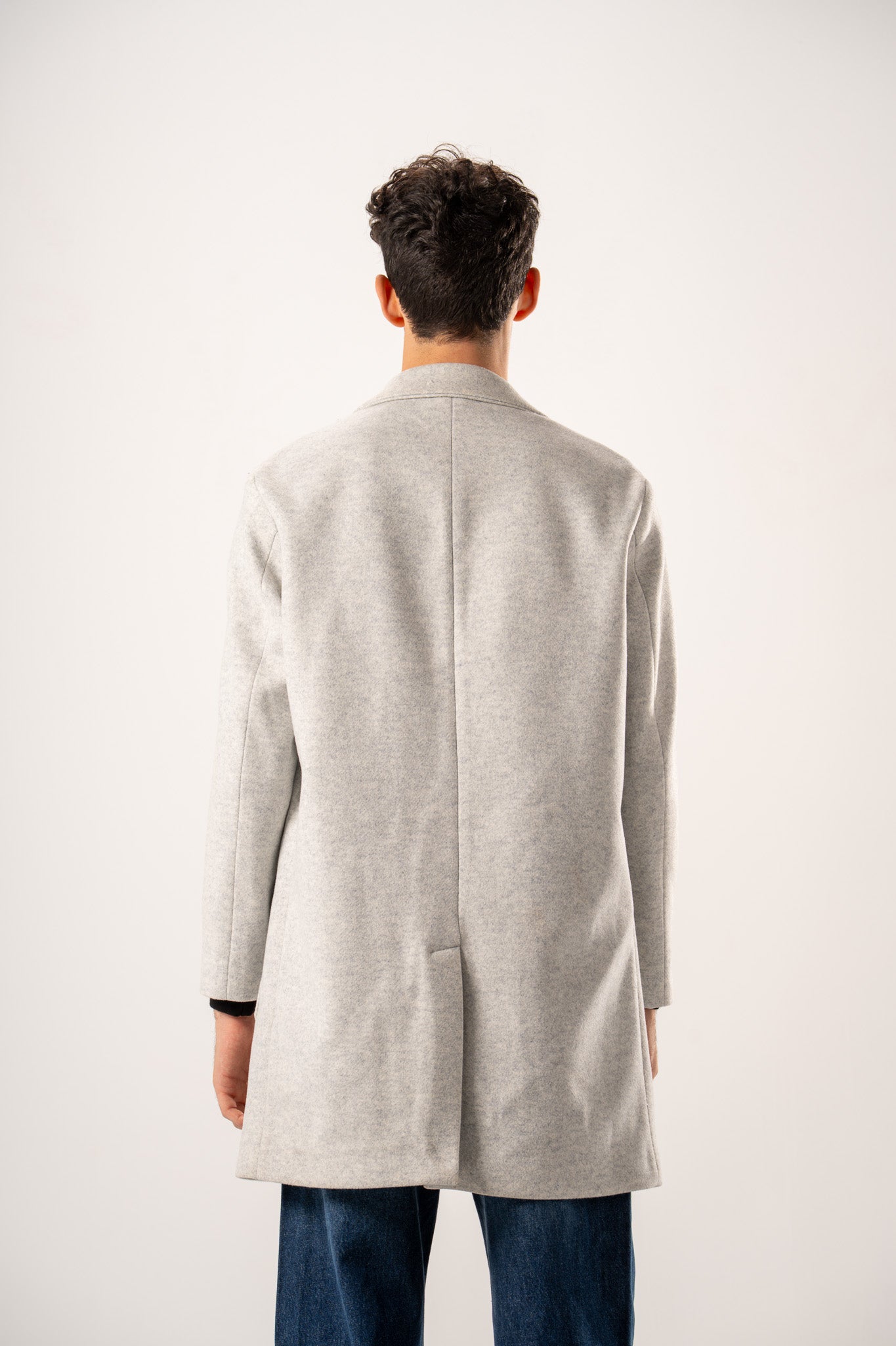 Basic Wool Blend Coat