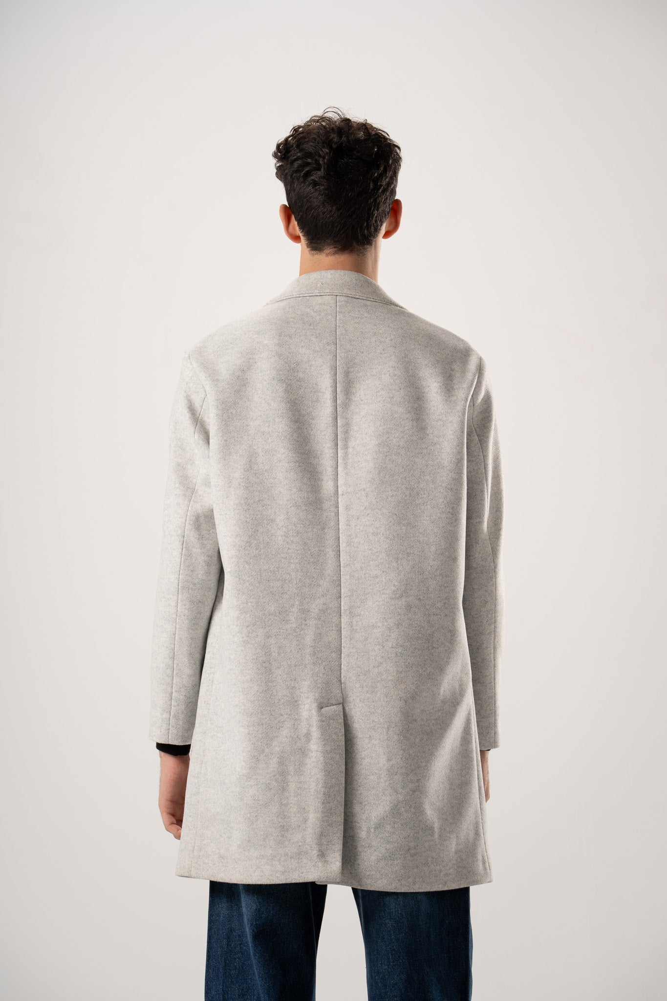 Basic Wool Blend Coat