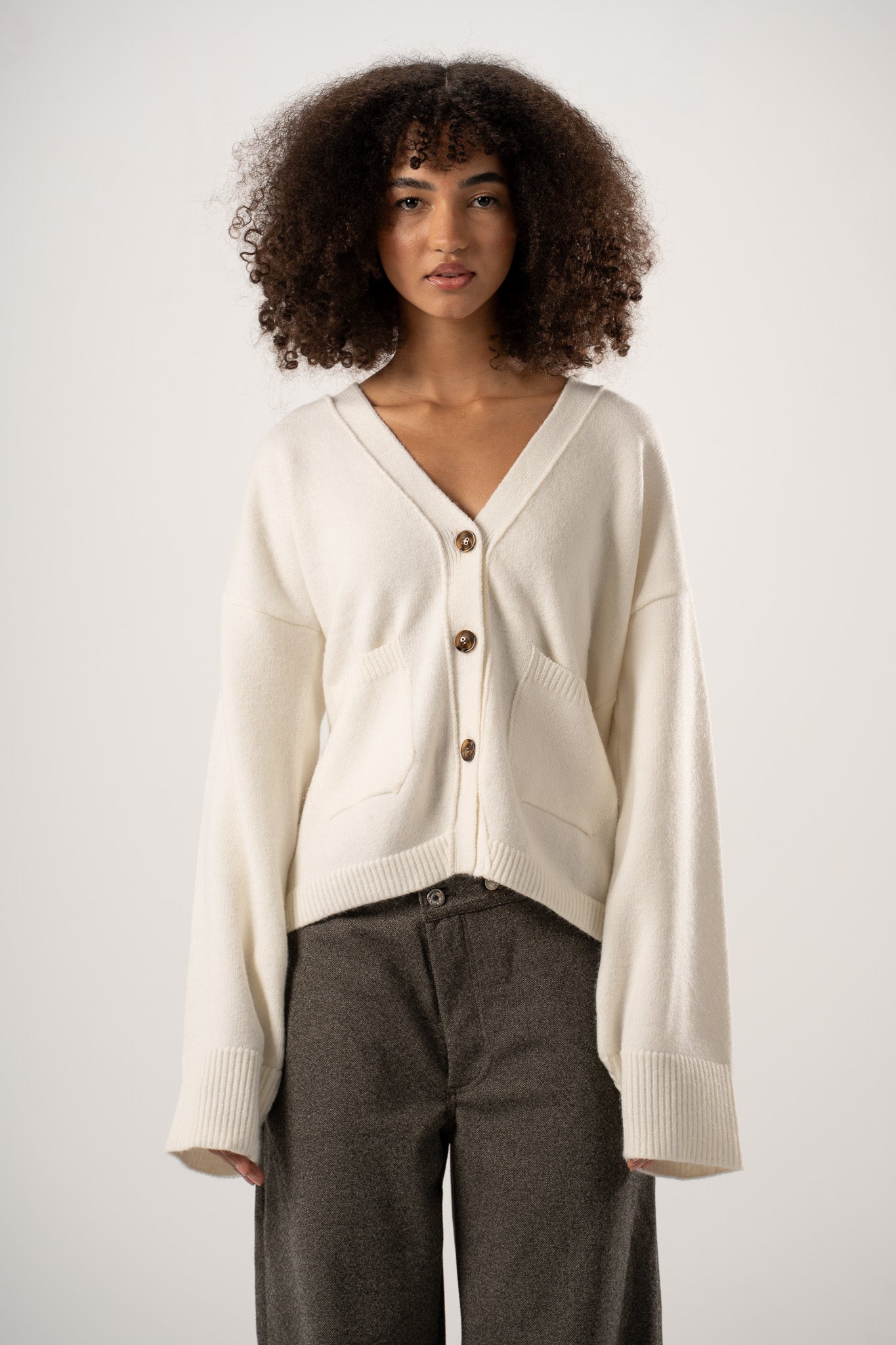 Basic V-Neck Cardigan