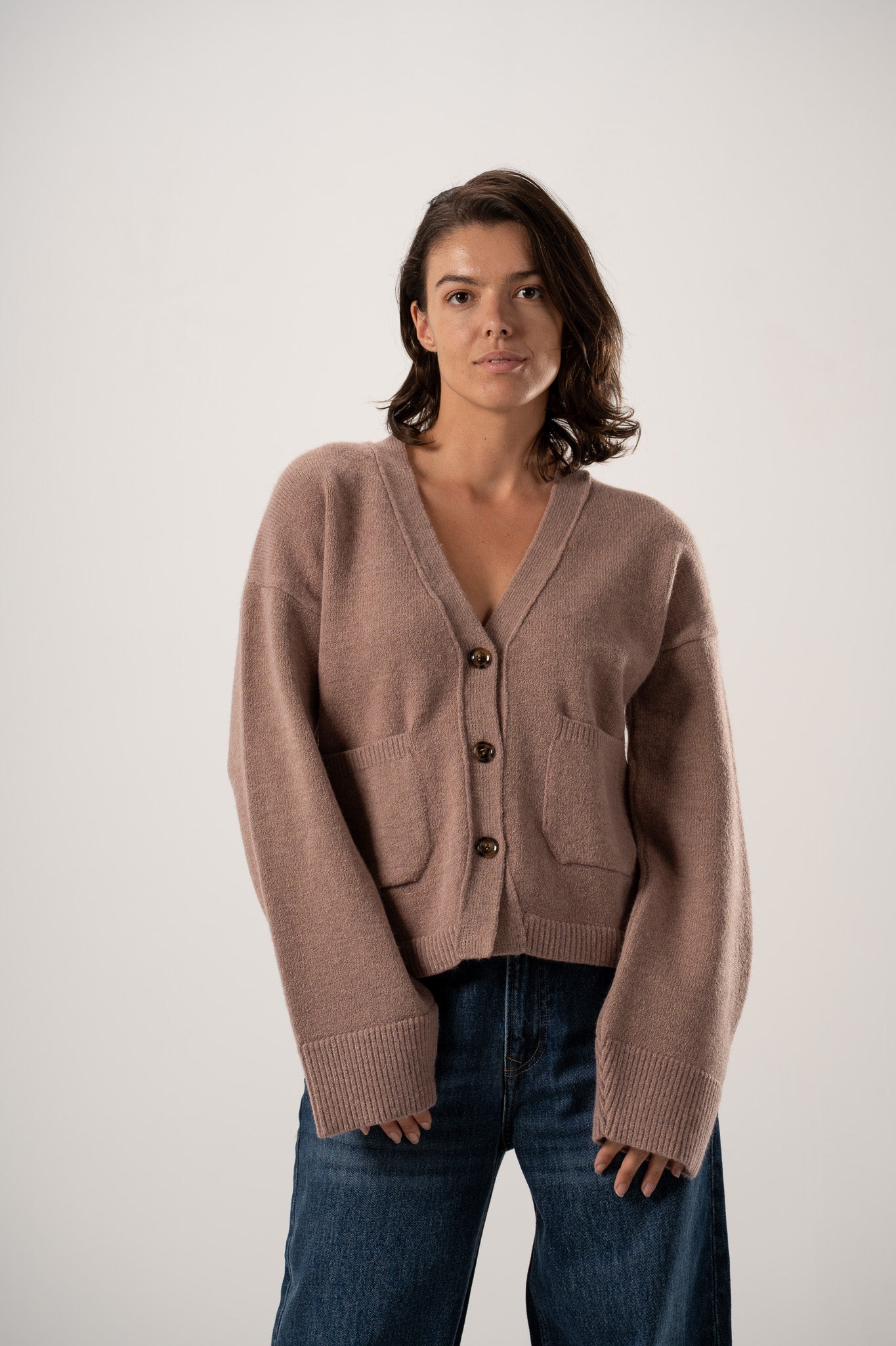 Basic V-Neck Cardigan