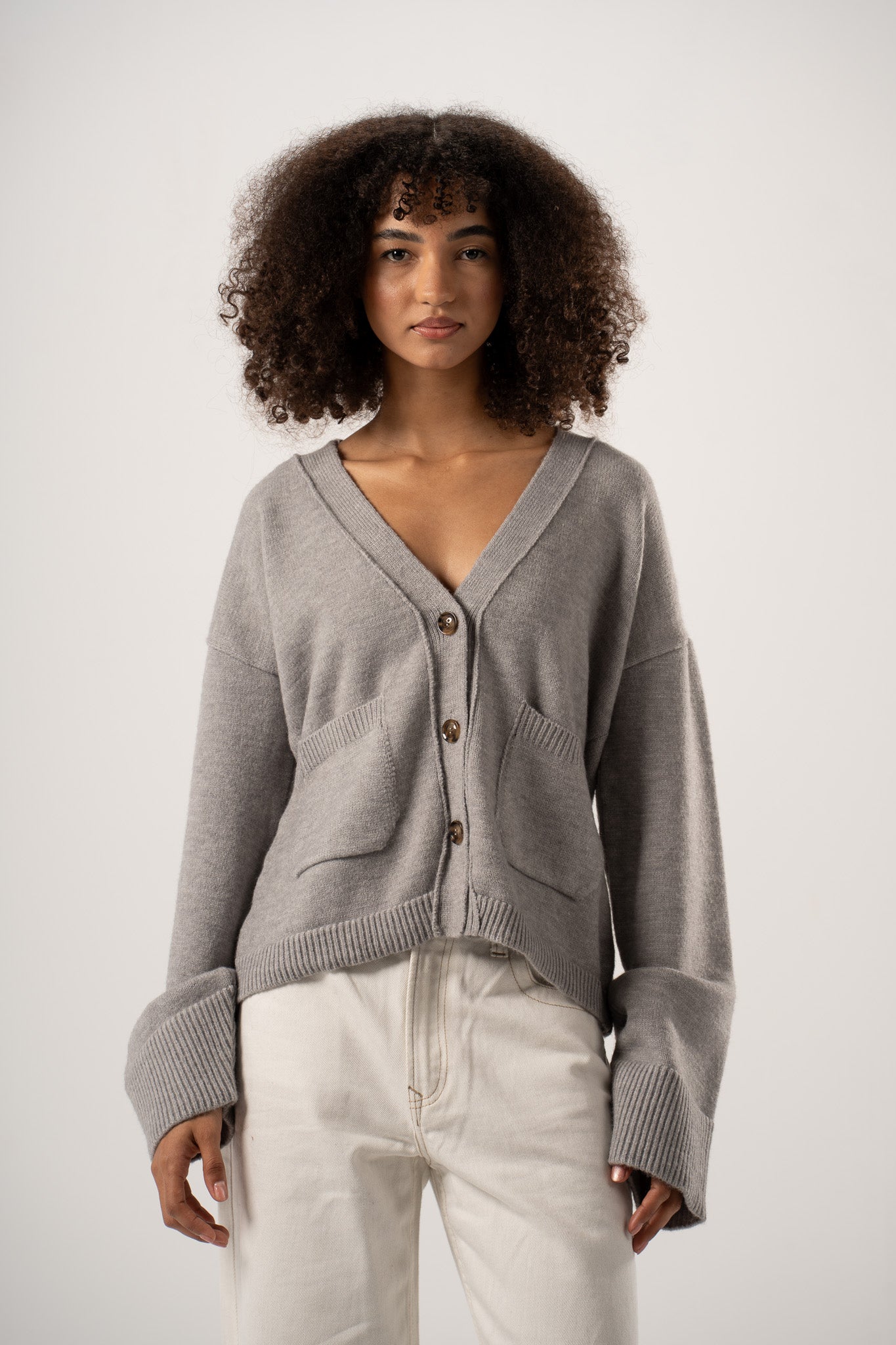 Basic V-Neck Cardigan