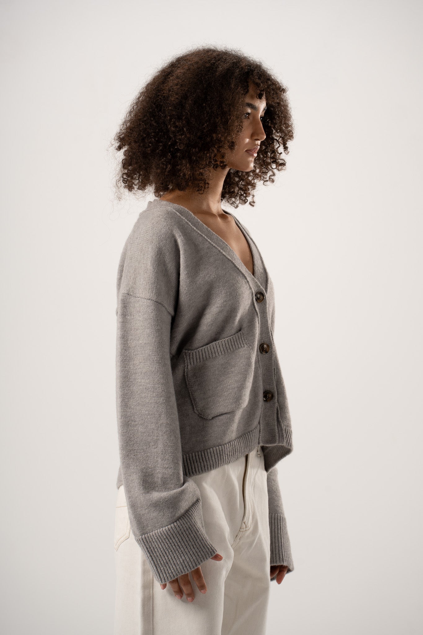 Basic V-Neck Cardigan