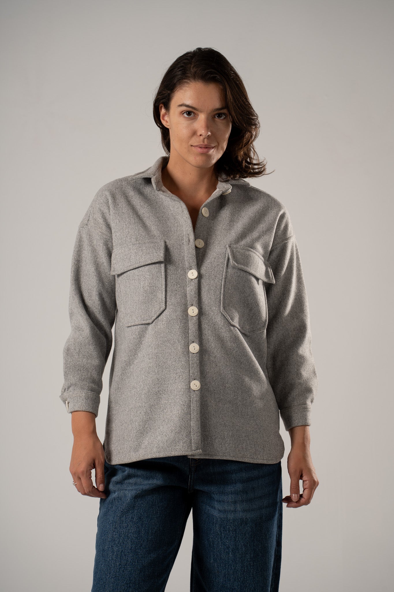 Structured Wool Overshirt