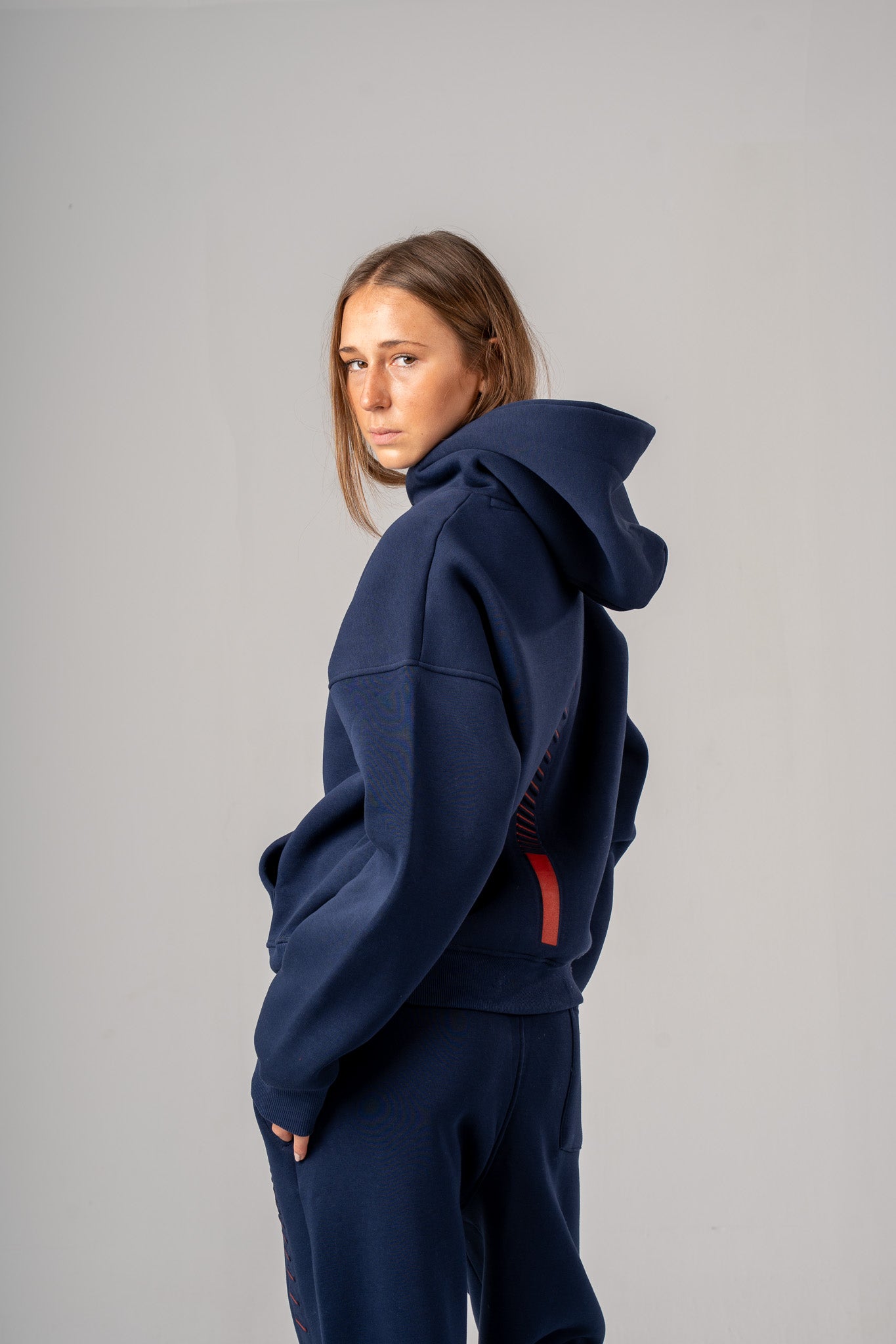 Track Oversized Hoodie