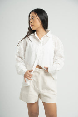 Long Sleeve Anglaise Shirt