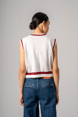 Cherry Knit Vest