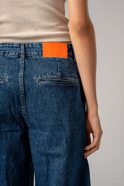 Tailored Wide Leg Jeans