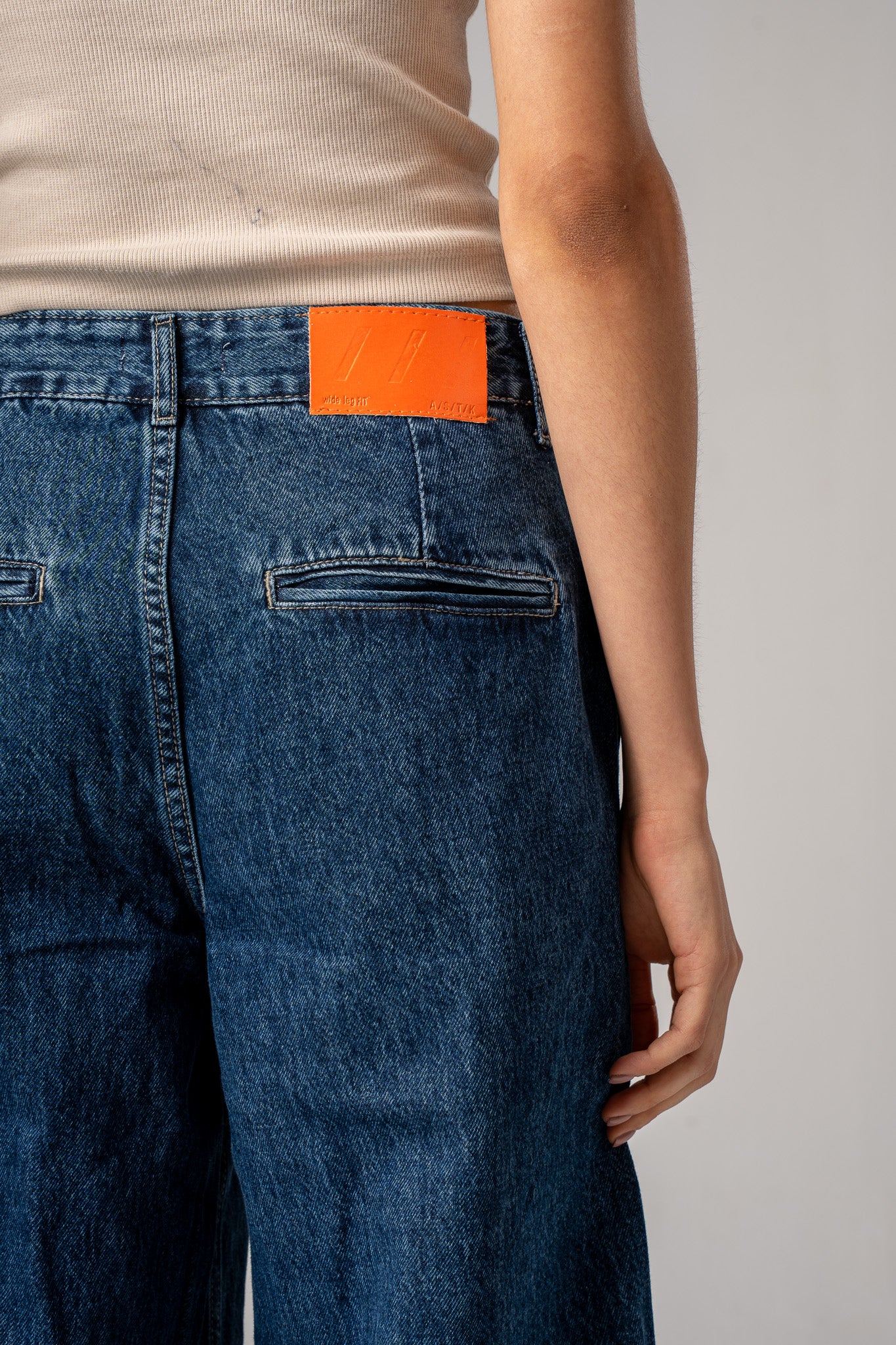 Tailored Wide Leg Jeans