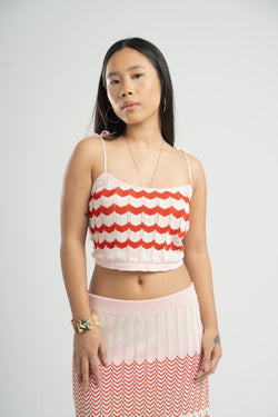 Knitted Striped Top