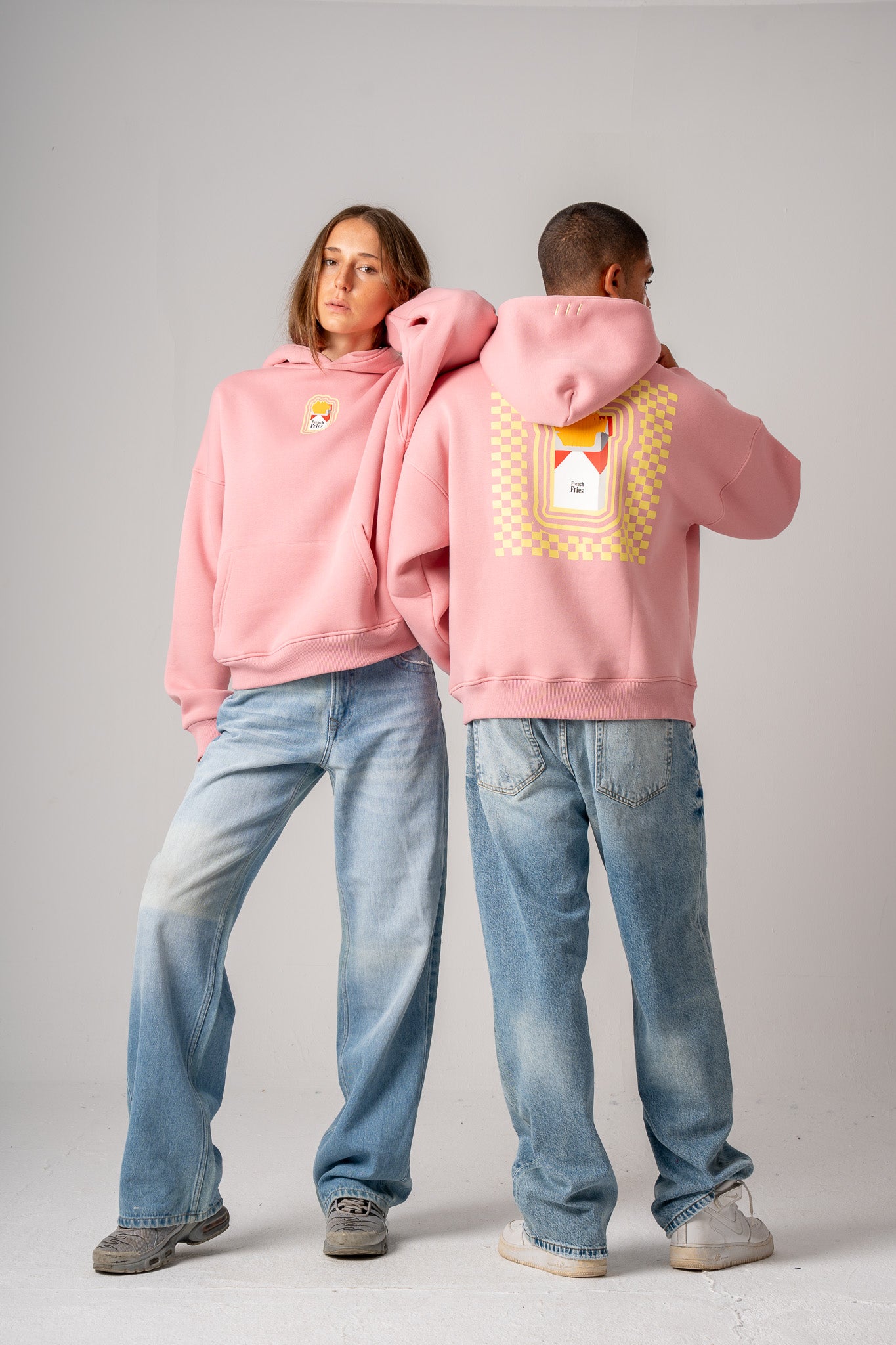 Boxy Printed Hoodie