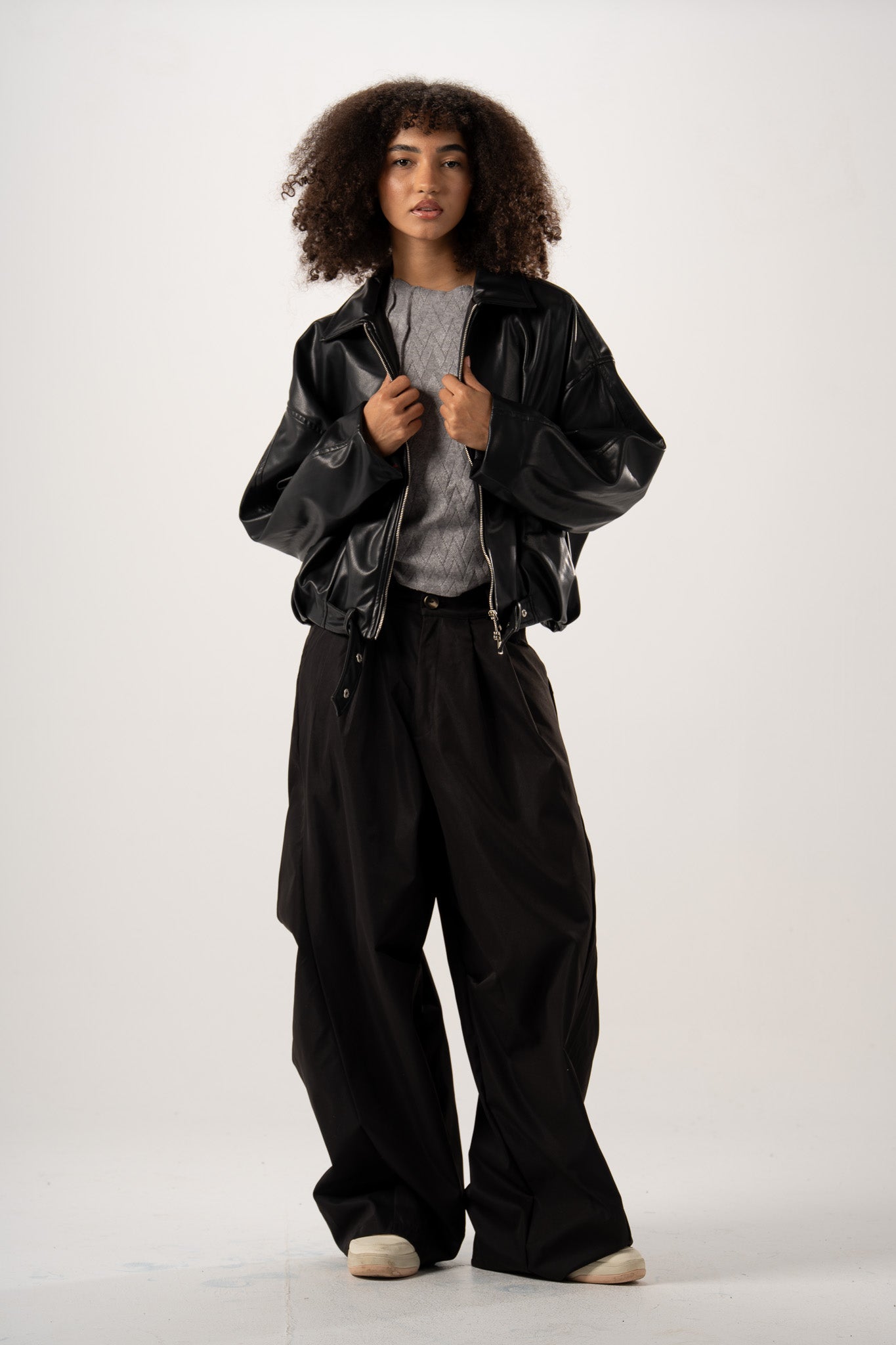 Refined Pleated Pants