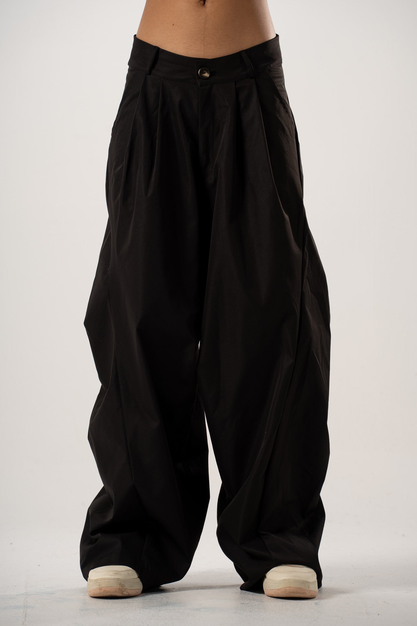 Refined Pleated Pants