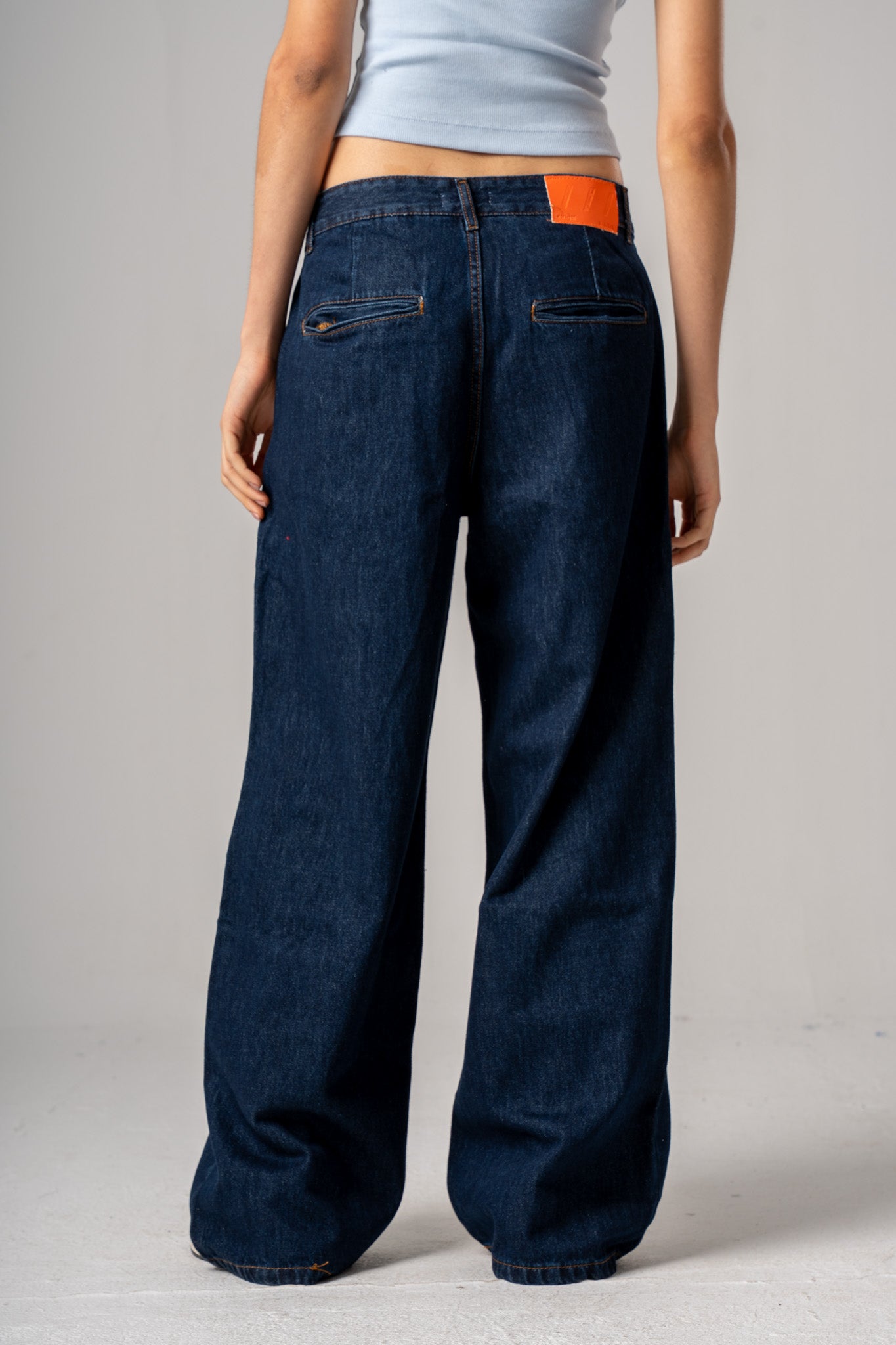 Tailored Wide Leg Jeans