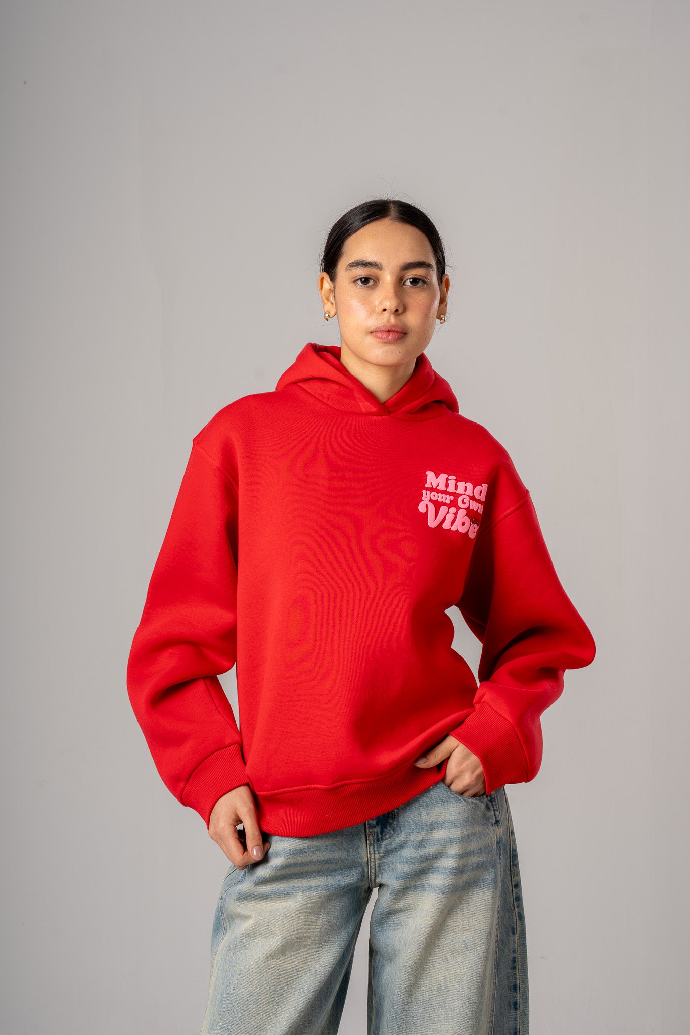 Printed Oversized Hoodie
