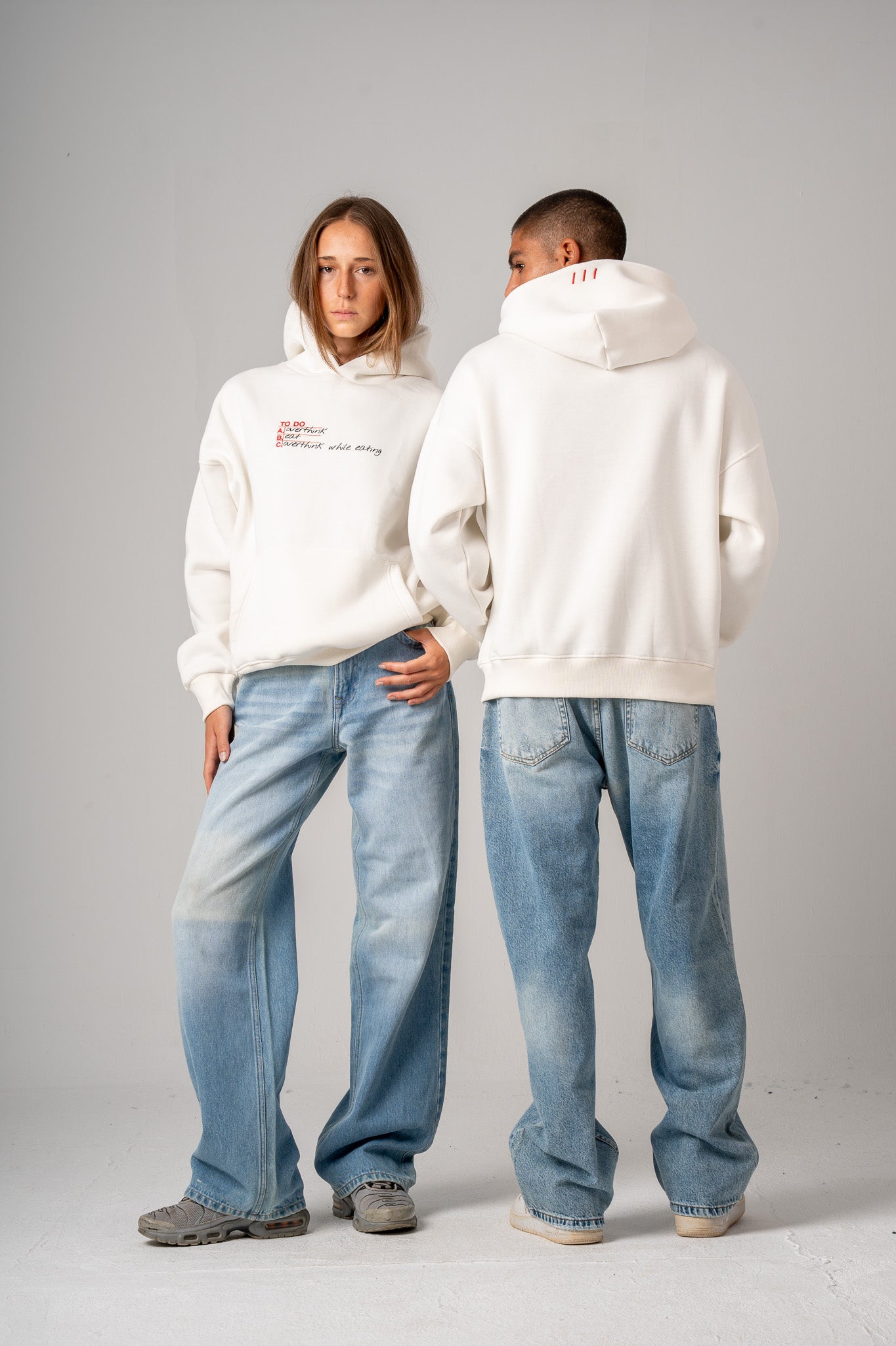 Boxy Printed Hoodie