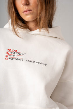 Boxy Printed Hoodie