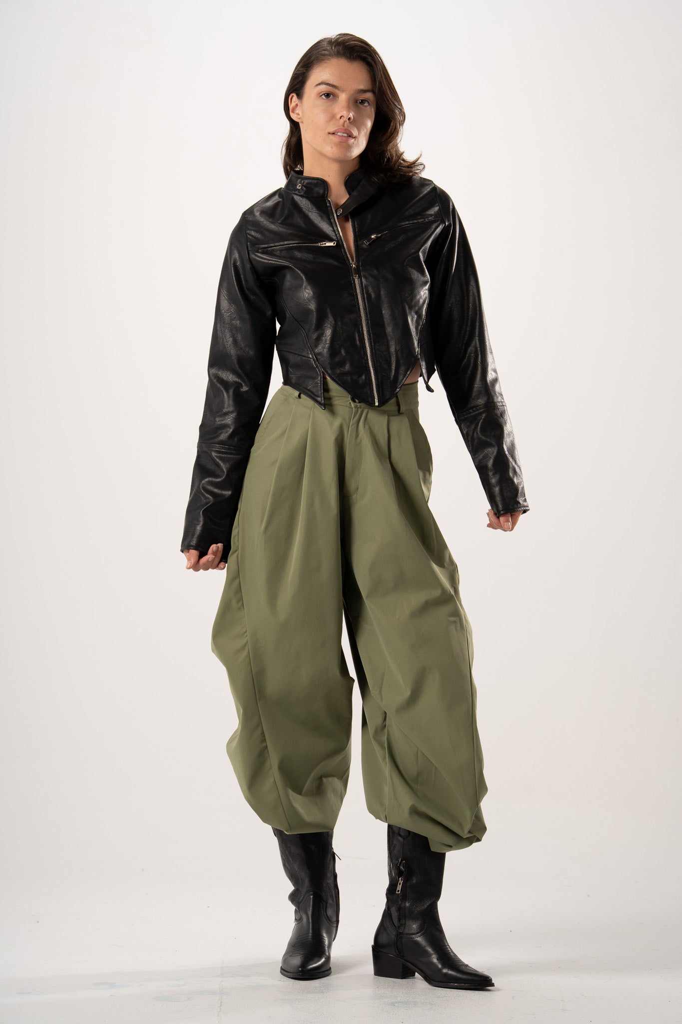 Refined Pleated Pants