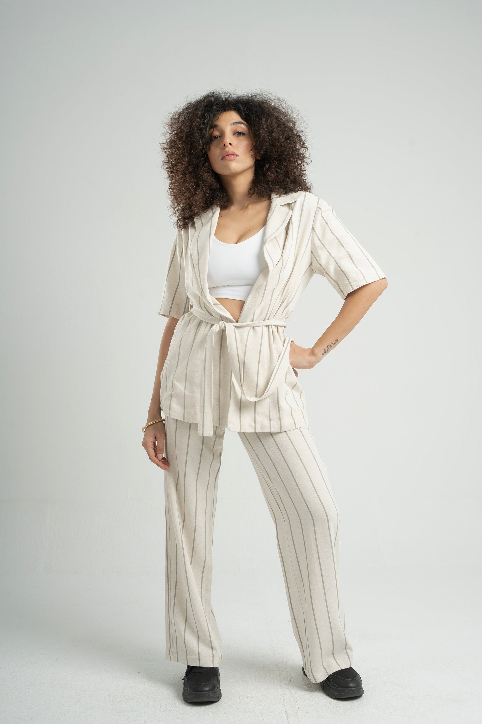 Stripe Linen Pants