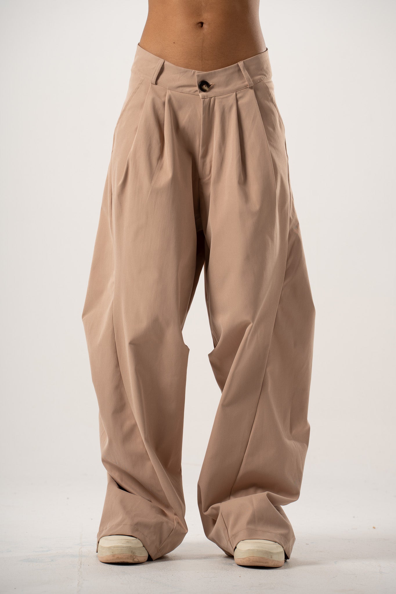 Refined Pleated Pants