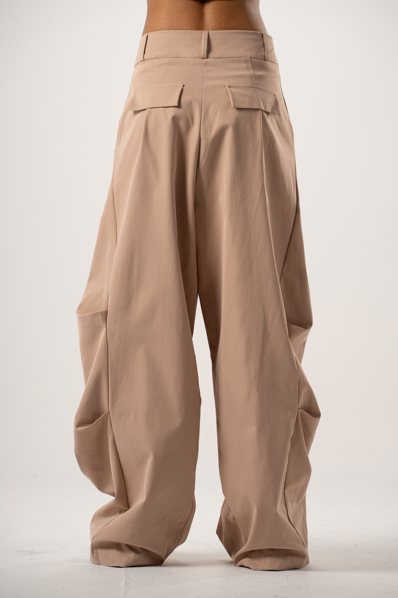 Refined Pleated Pants