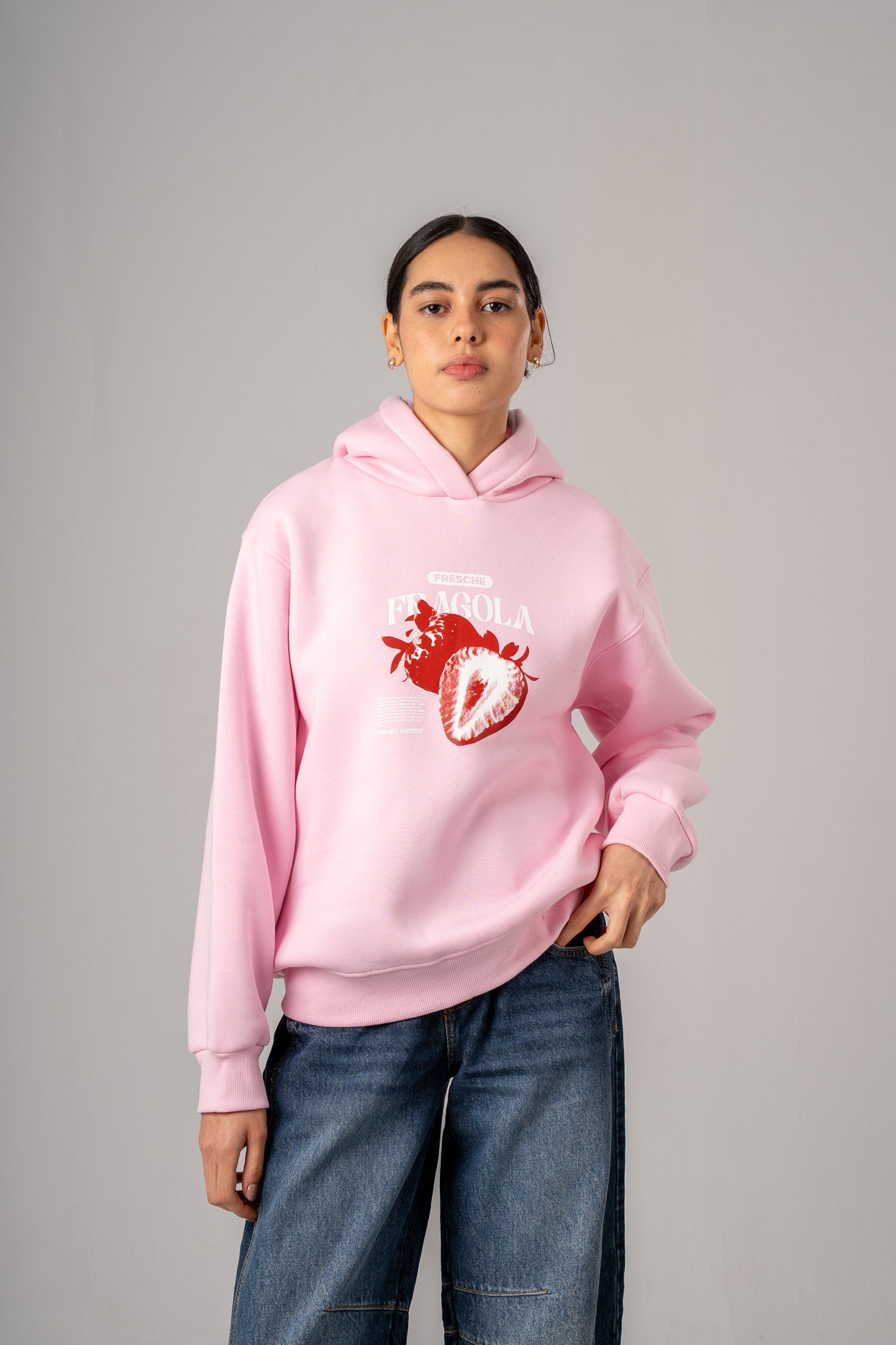 Printed Oversized Hoodie