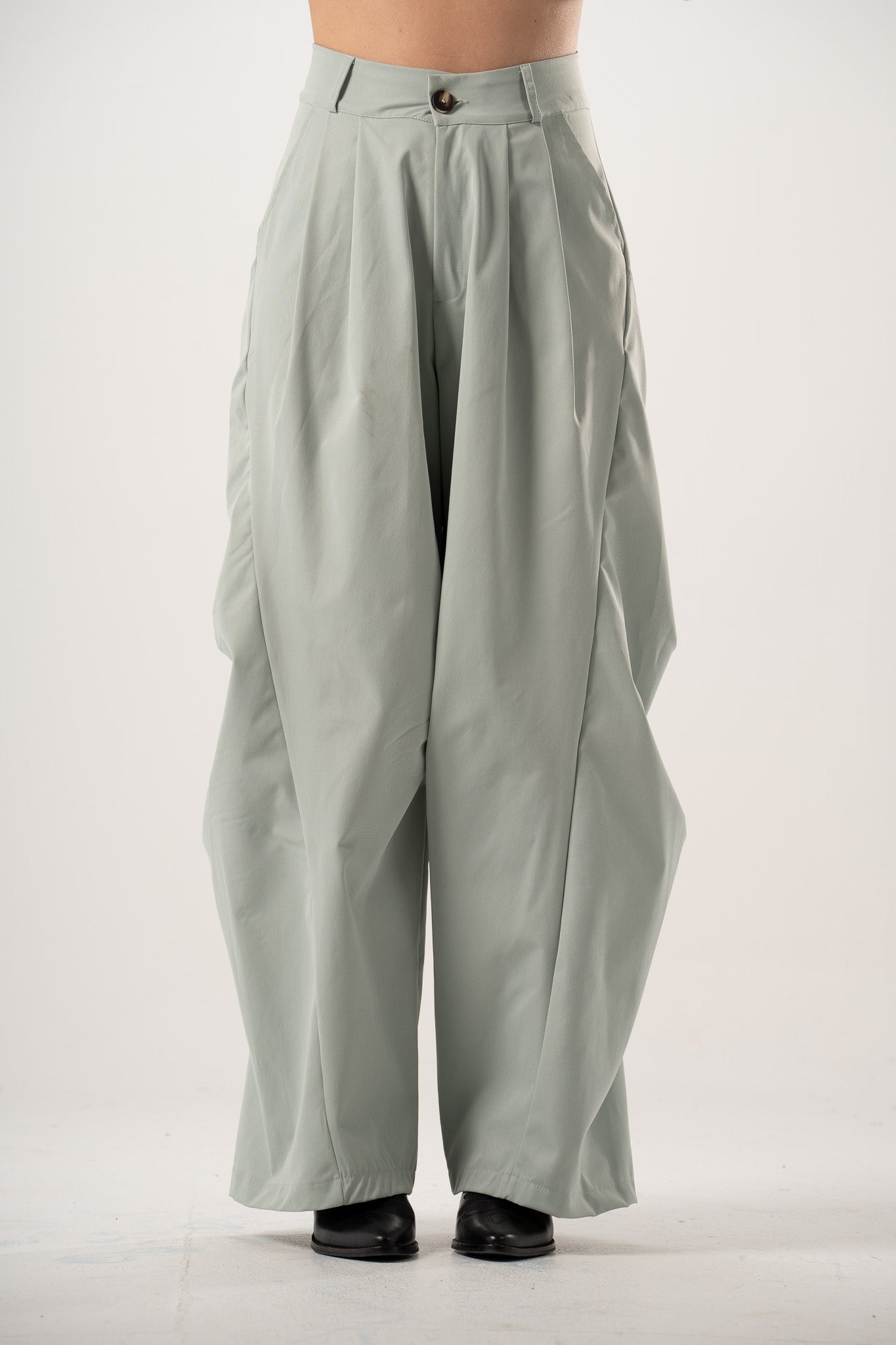 Refined Pleated Pants