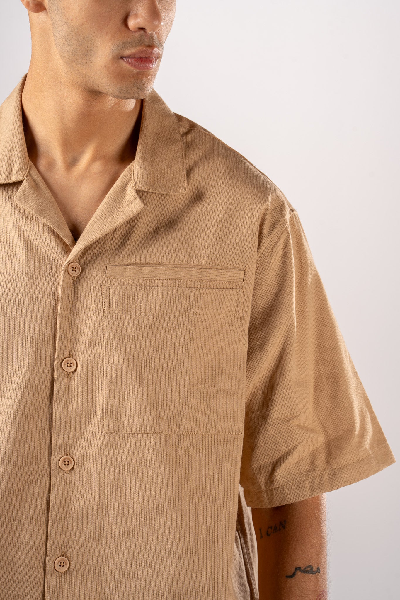 Relaxed Pocket Tee with Back Logo