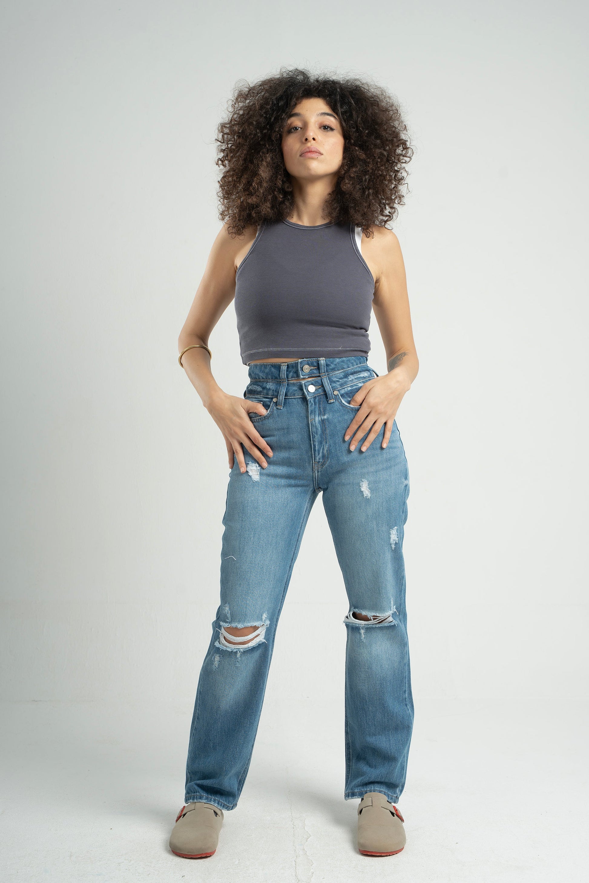 Double Waist Jeans