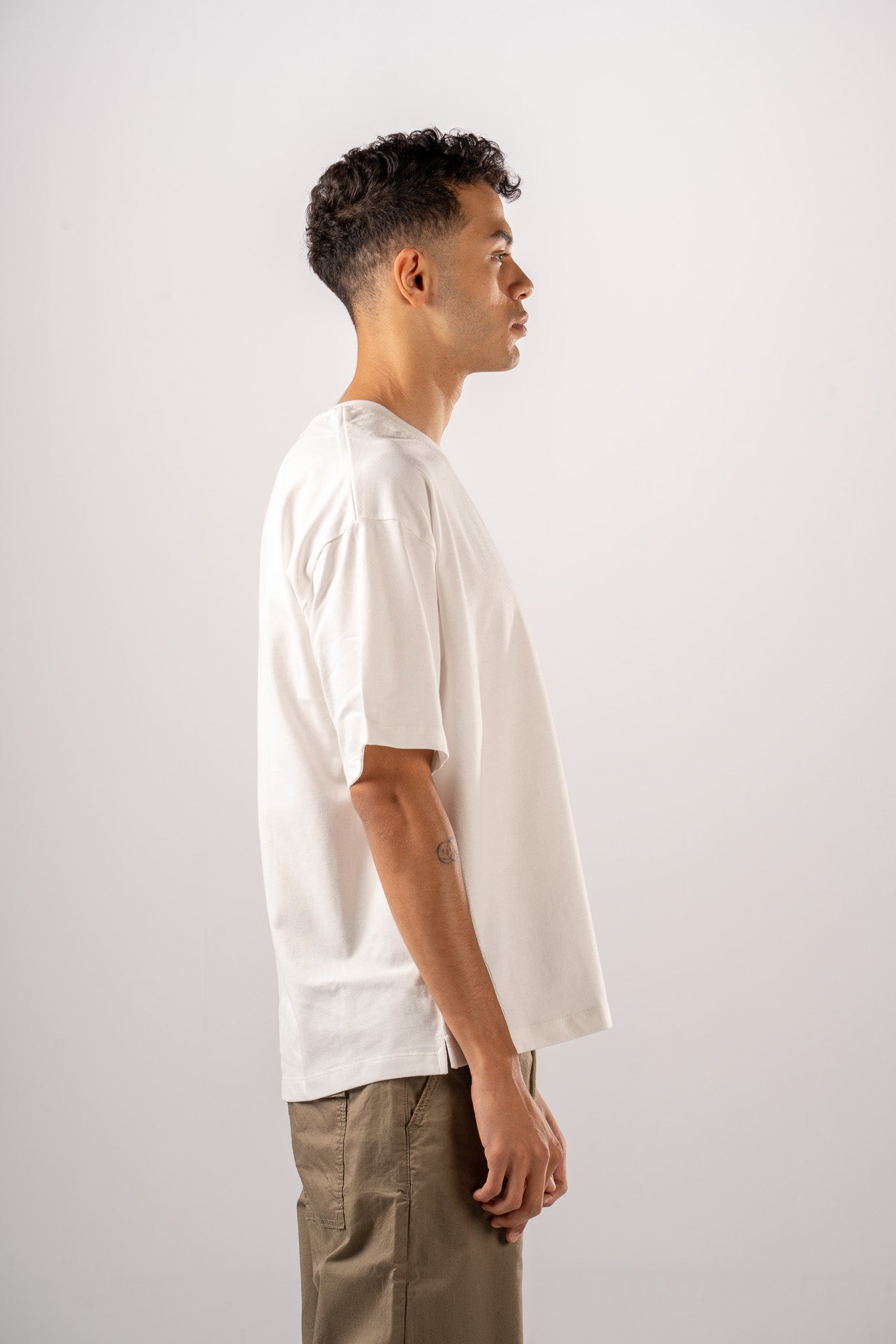 Oversized Slitted T-Shirt