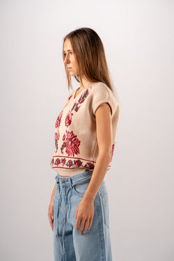 Jacquard vest