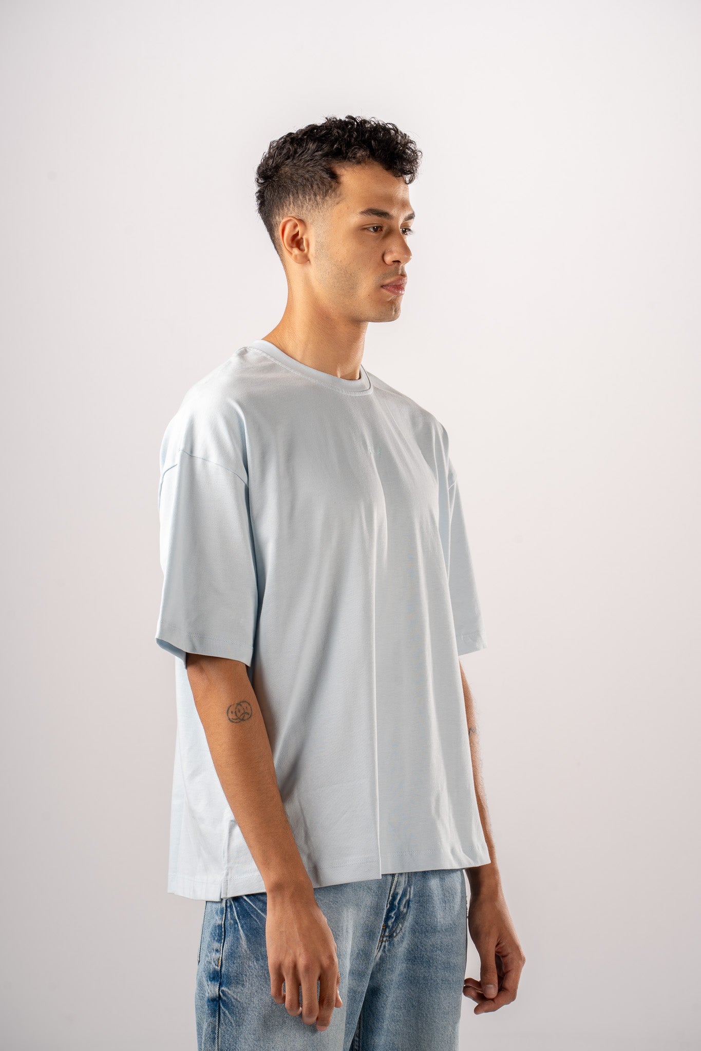 Oversized Slitted T-Shirt