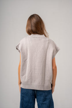 V-Neck Cable vest