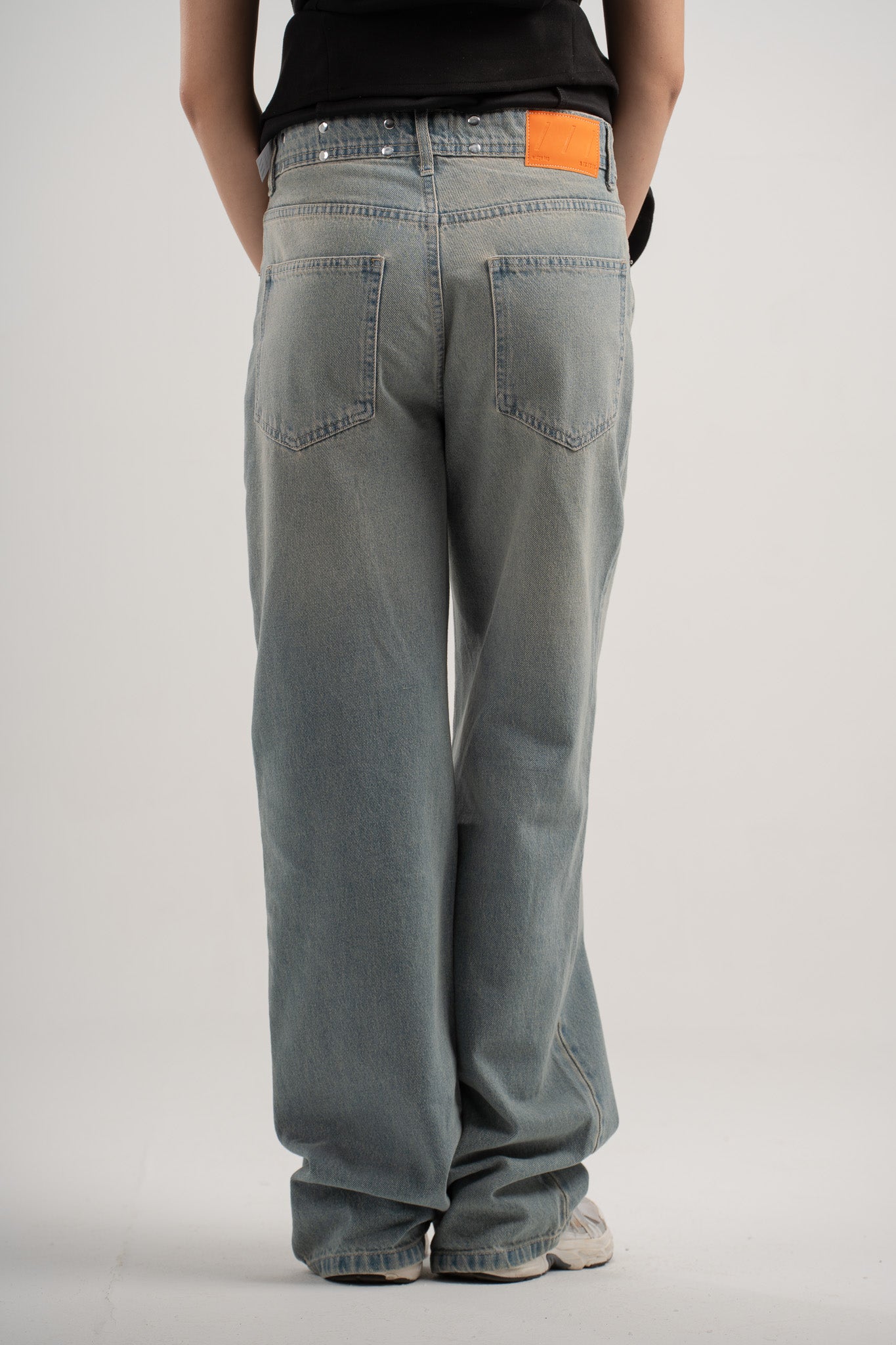 Studded Wide Leg Jeans